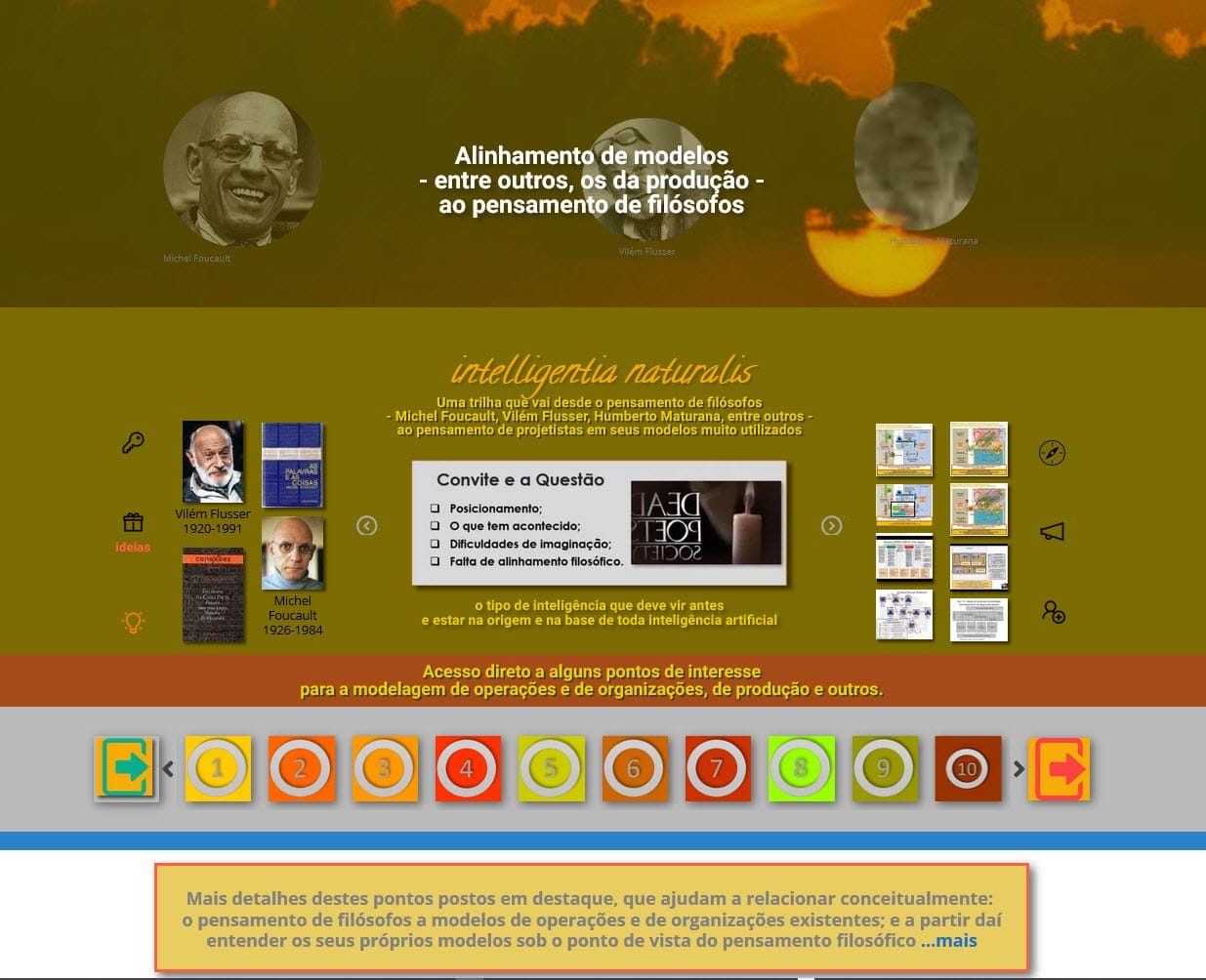 Filme/animação de apresentação do layout do site Projeto Formulador